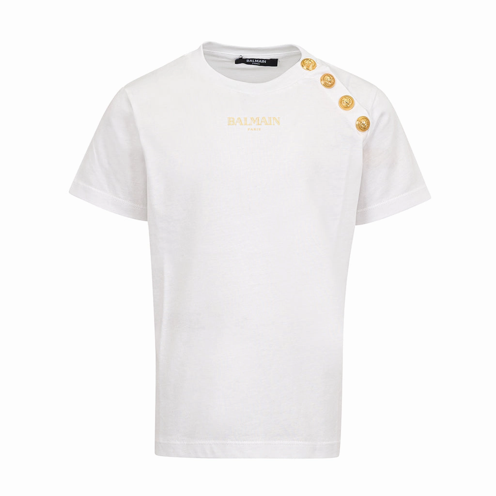 Balmain Kids Logo T-shirt Comfort and Breathable