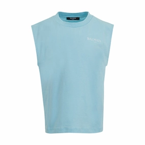 Balmain Kids Logo Tank Top Active Design