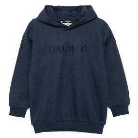 Microfiber texture Eco Friendly Dye Balmain Kids Sweatshirt