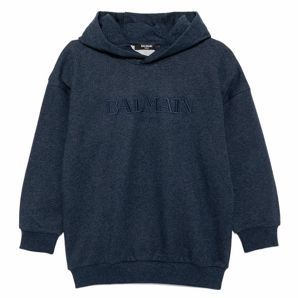 Microfiber texture Eco Friendly Dye Balmain Kids Sweatshirt