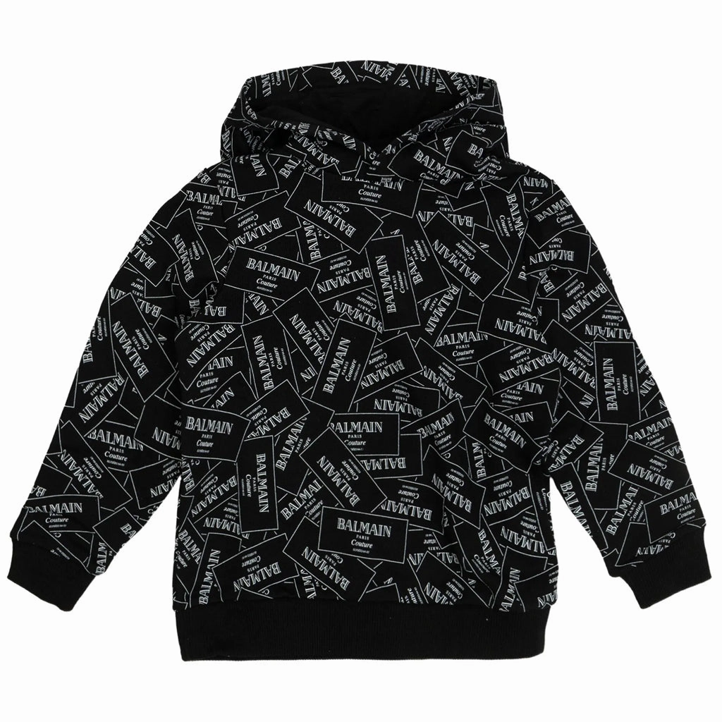 Balmain Kids Sweatshirt Reinforced Seam Technique