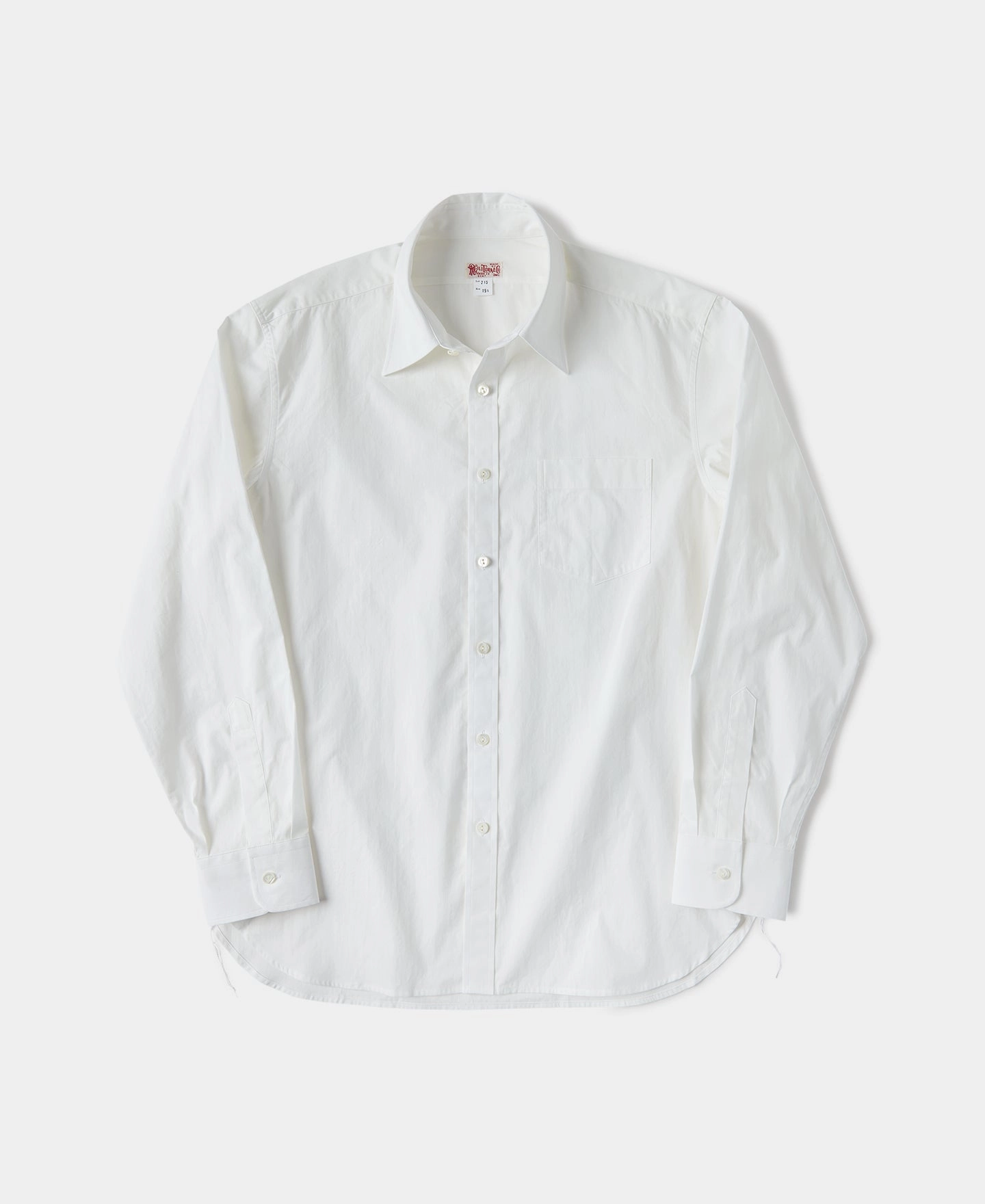 Lot 215 1930s Point Collar Dress Shirt Minimal Look Everyday Layer