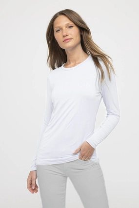 Summer Vibes hypoallergenic Bamboo Long Sleeve Crew