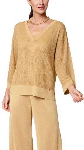 Angelina Mesh Top - Golden Sands Boho chic Sophisticated Elegance