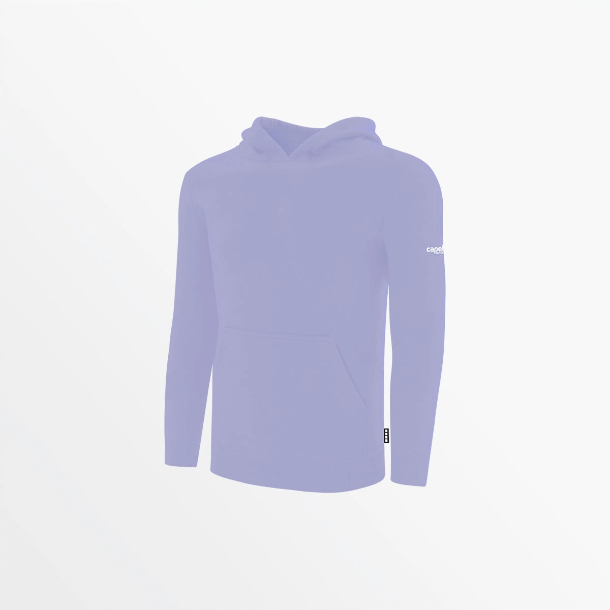 Breathable3DKnit YOUTH BASICS FLEECE PULLOVER HOODIE WITH SLEEVE LOGO