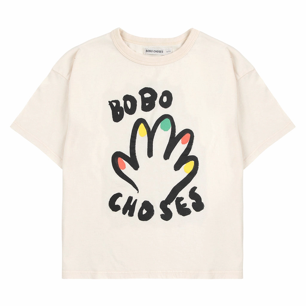 Classic Style Trend Modern Trend Look Bobo Choses High Five T-shirt