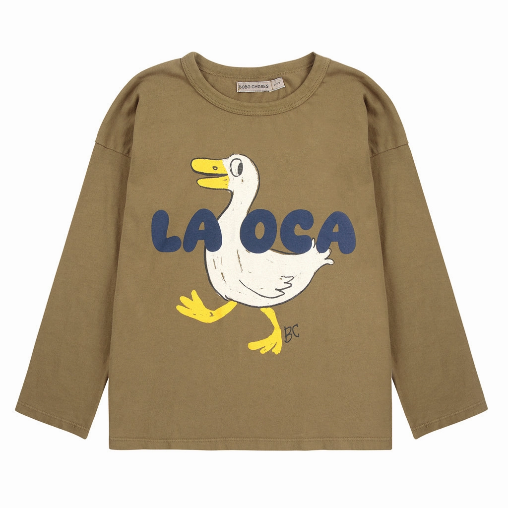 Anti Static Fabric Daily Favorite Bobo Choses La Oca T-shirt