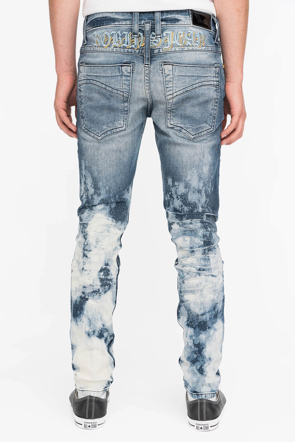 SKINNY MENS JEANS IN CLOUD JAPAN Minimalist Elegant Everyday Loose