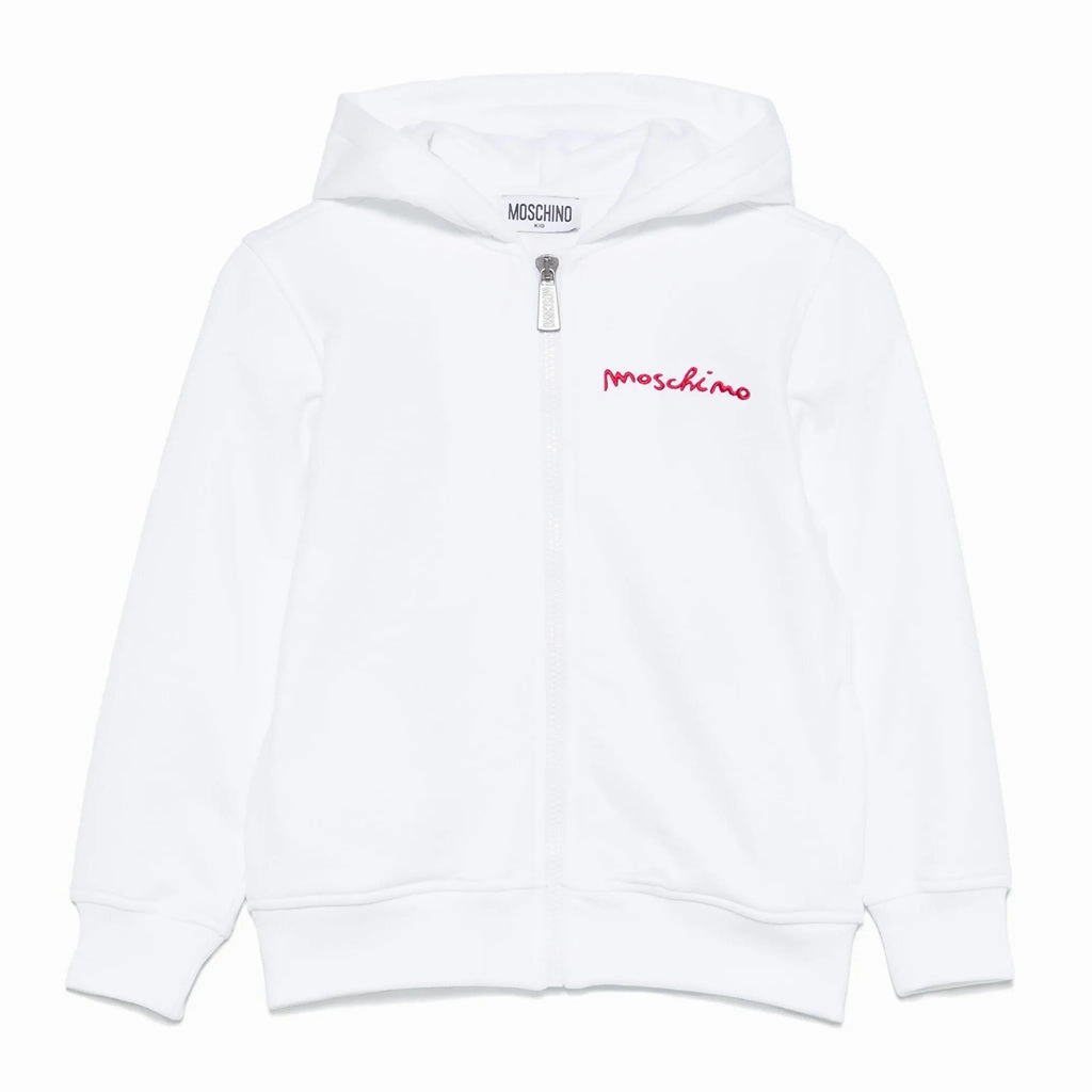 Moschino Kids Teddy Graphic Hooded Sweatshirt Comfy Fit Piece