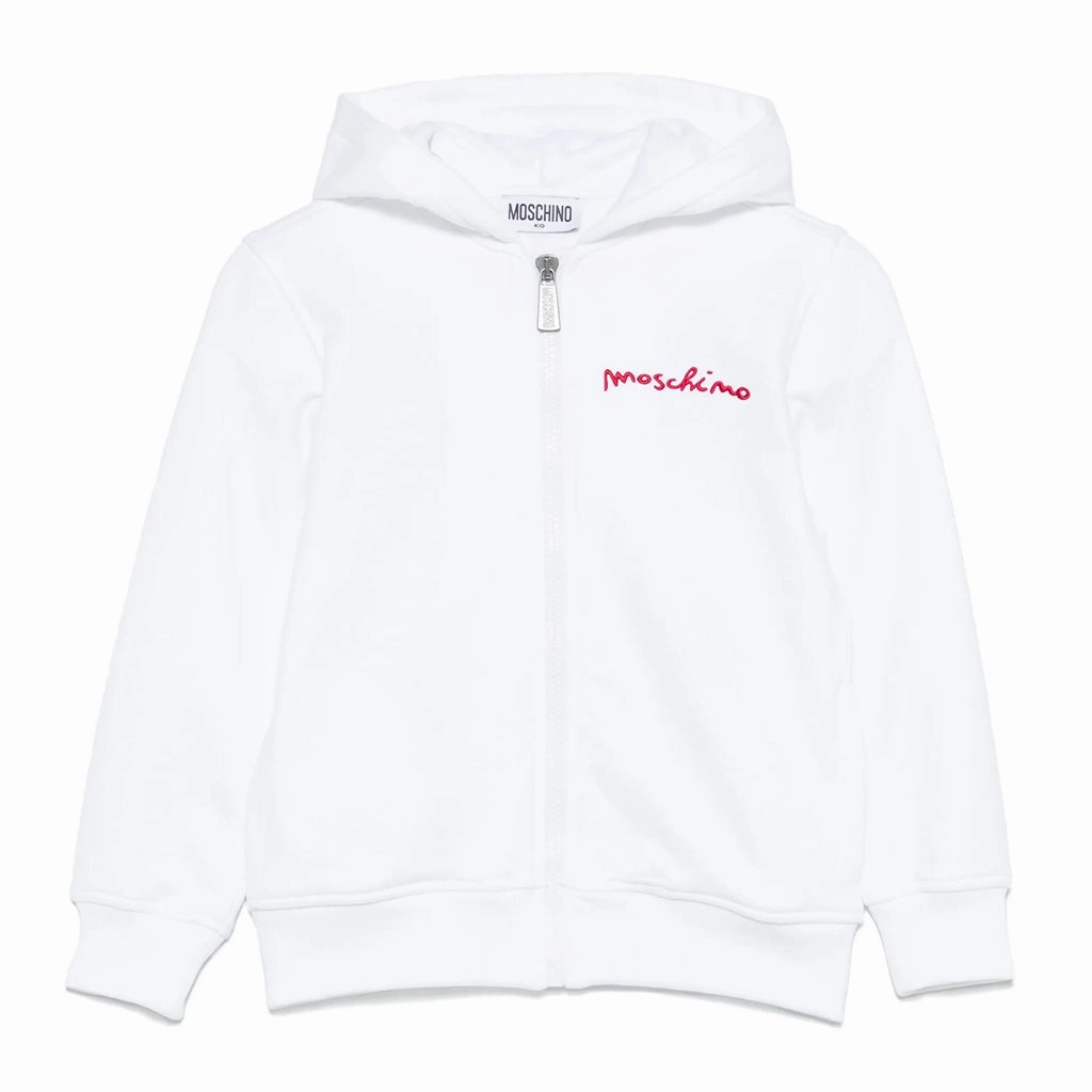 Moschino Kids Teddy Graphic Hooded Sweatshirt Hooded Comfort Fit Warmth Retention