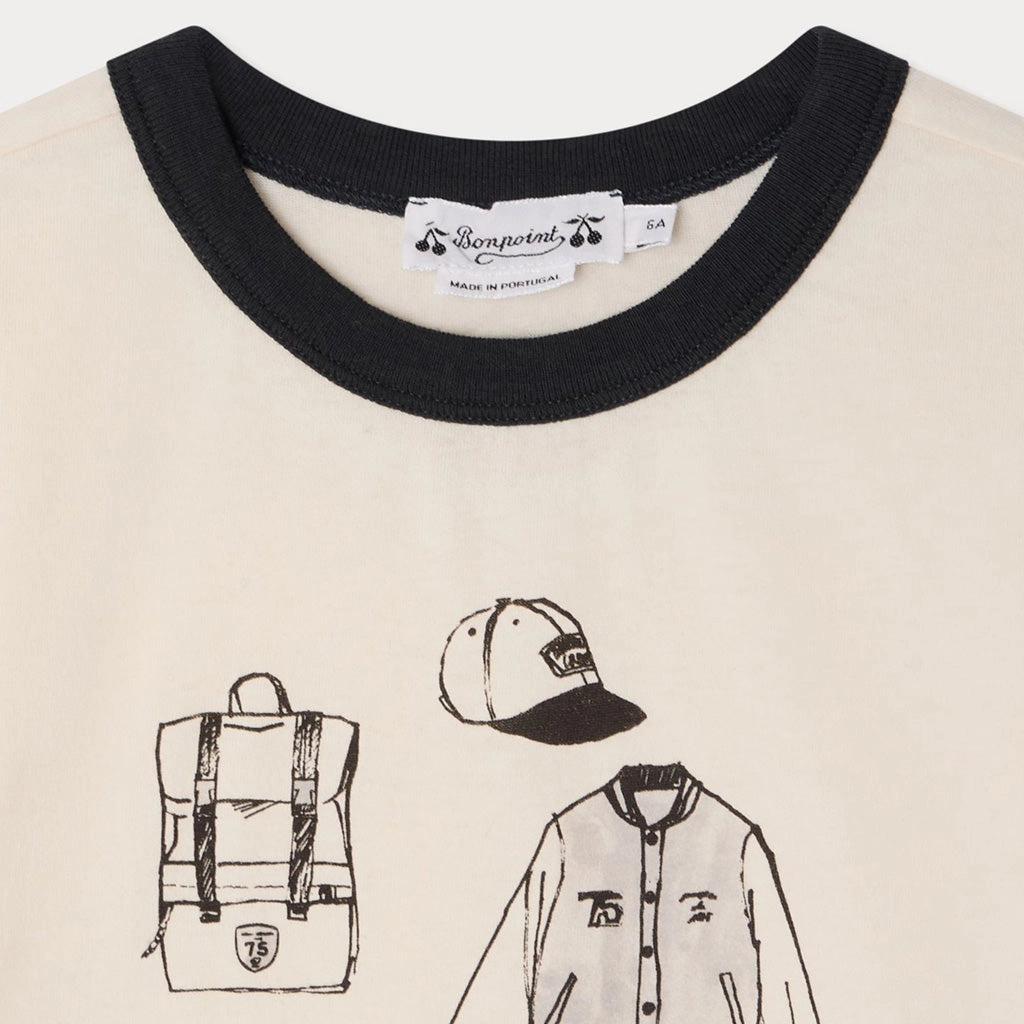 Bonpoint Akiva T-shirt Vintage Wash Effect