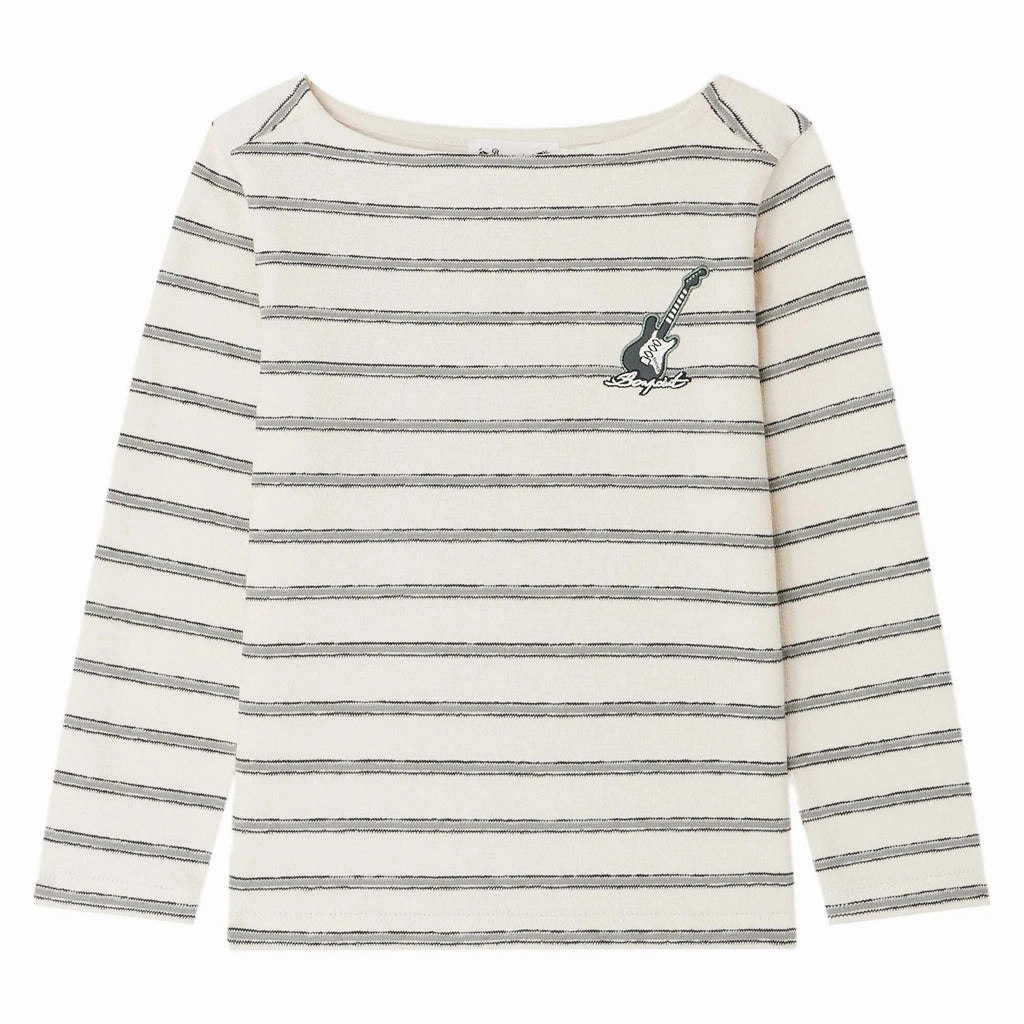 Beaded details Stretchable Armholes Bonpoint Baudelaire T-shirt