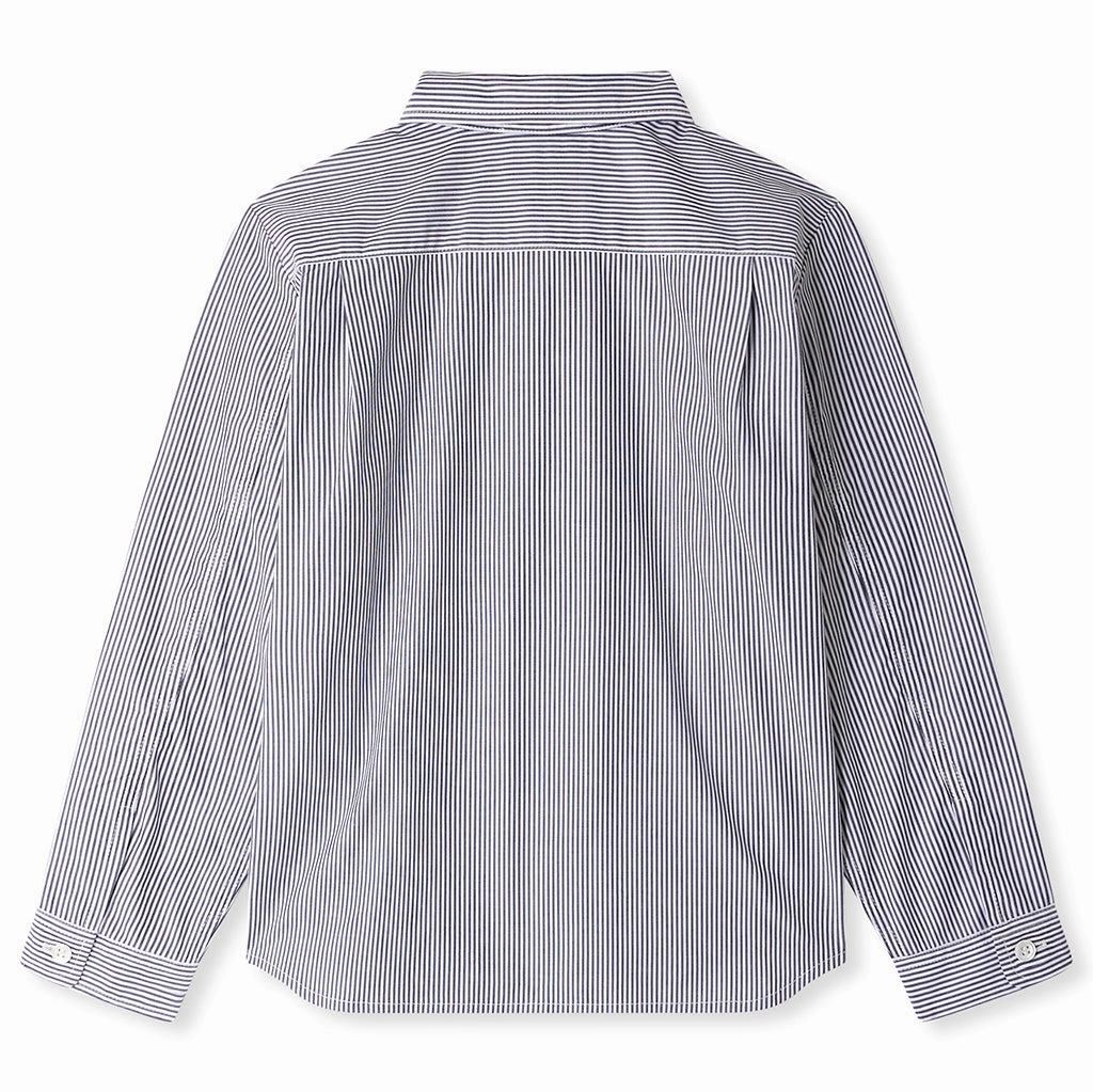 Placket Detailing Layered Neckline Bonpoint Tangui Shirt