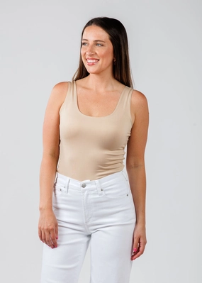 Evening Elegance Backpacking Trip The Classic Micro Tank - Shimmer Cream