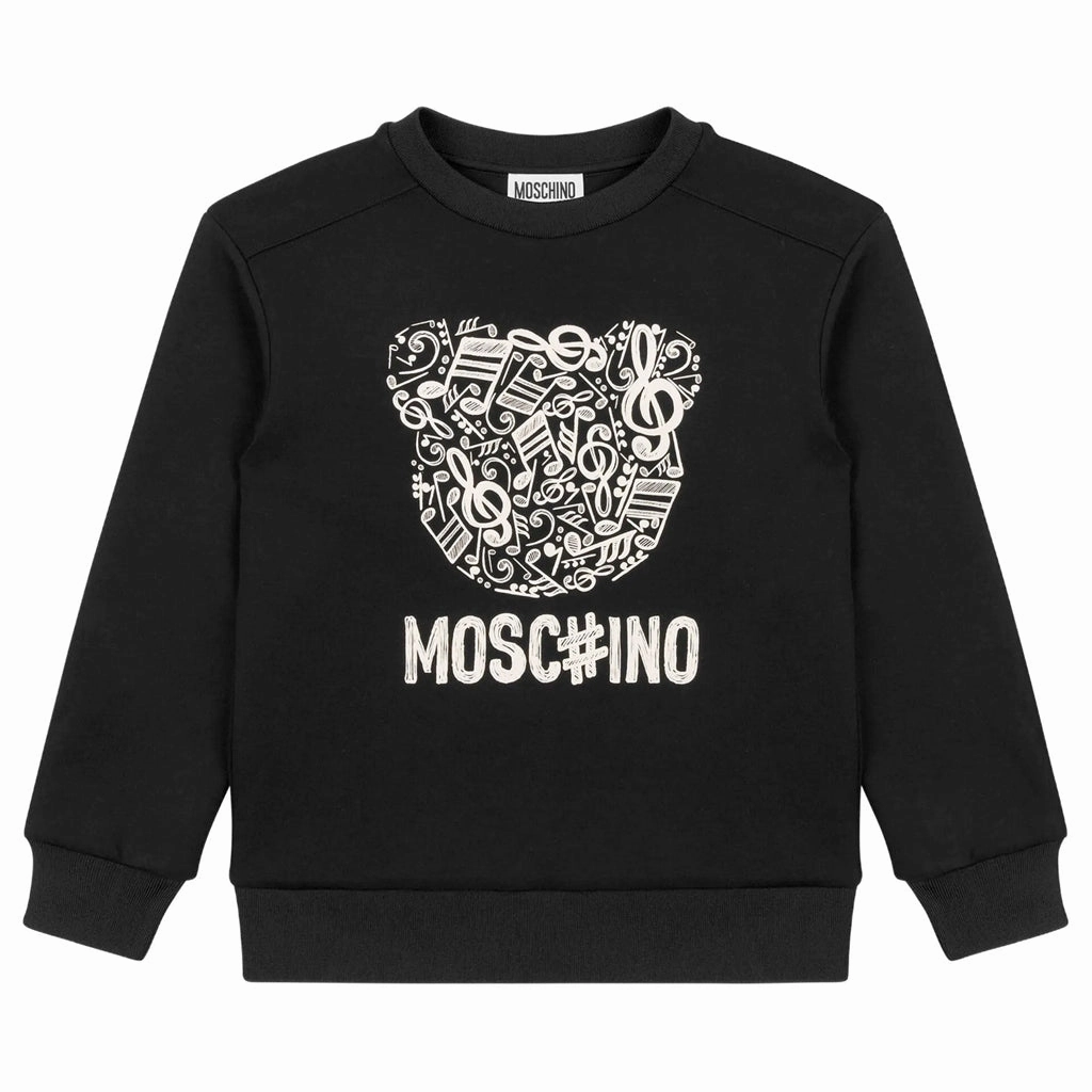 Hypoallergenic Textile Moschino Kids Teddy Logo Sweatshirt