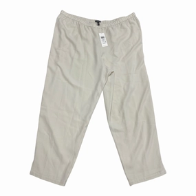 stain resistant coating Pants Designer By Eileen Fisher In Beige, Size: 3x