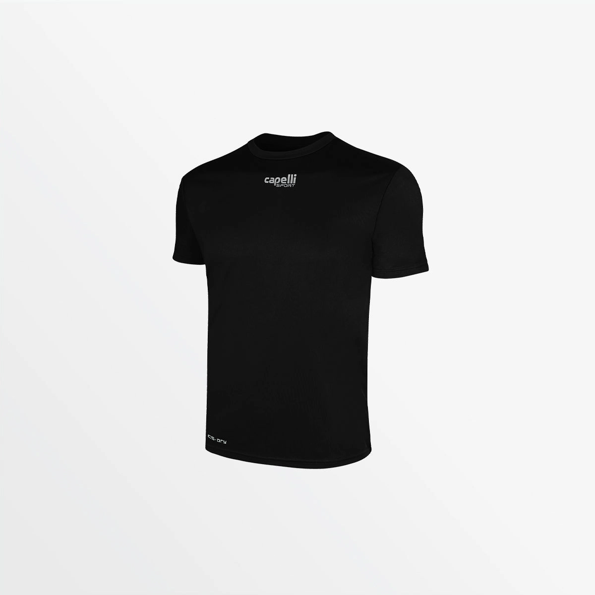 MEN'S BASICS CREW NECK POLY TEE Bonded Seam Technique