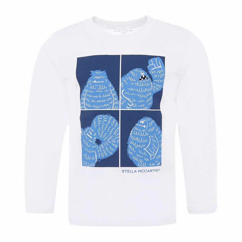 Travel convenience Stella McCartney Kids Yeti Print T-shirt