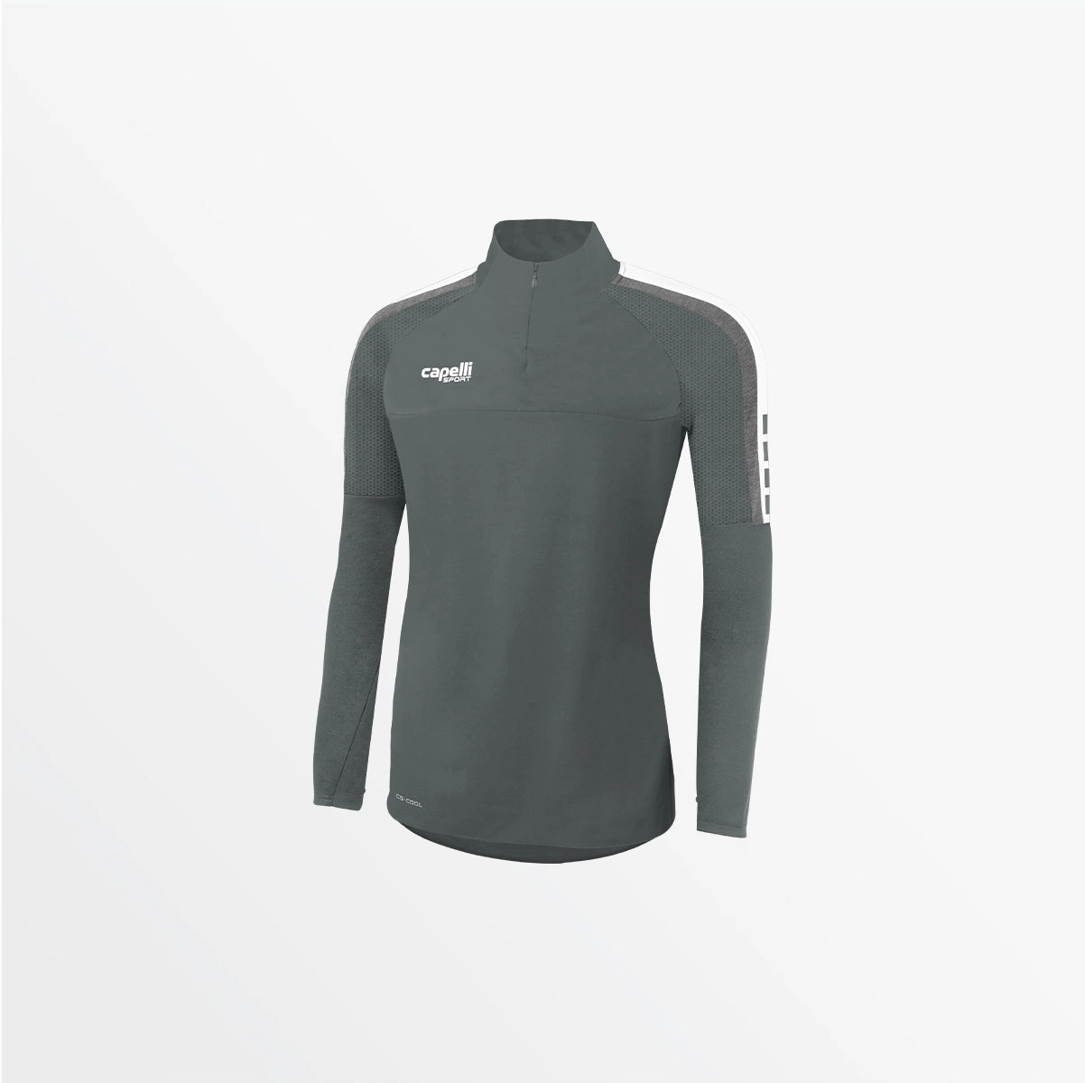 SleevelessOption Layered Placket Design WOMEN'S MADISON 1/4 ZIP TECHNICAL TRAINING TOP