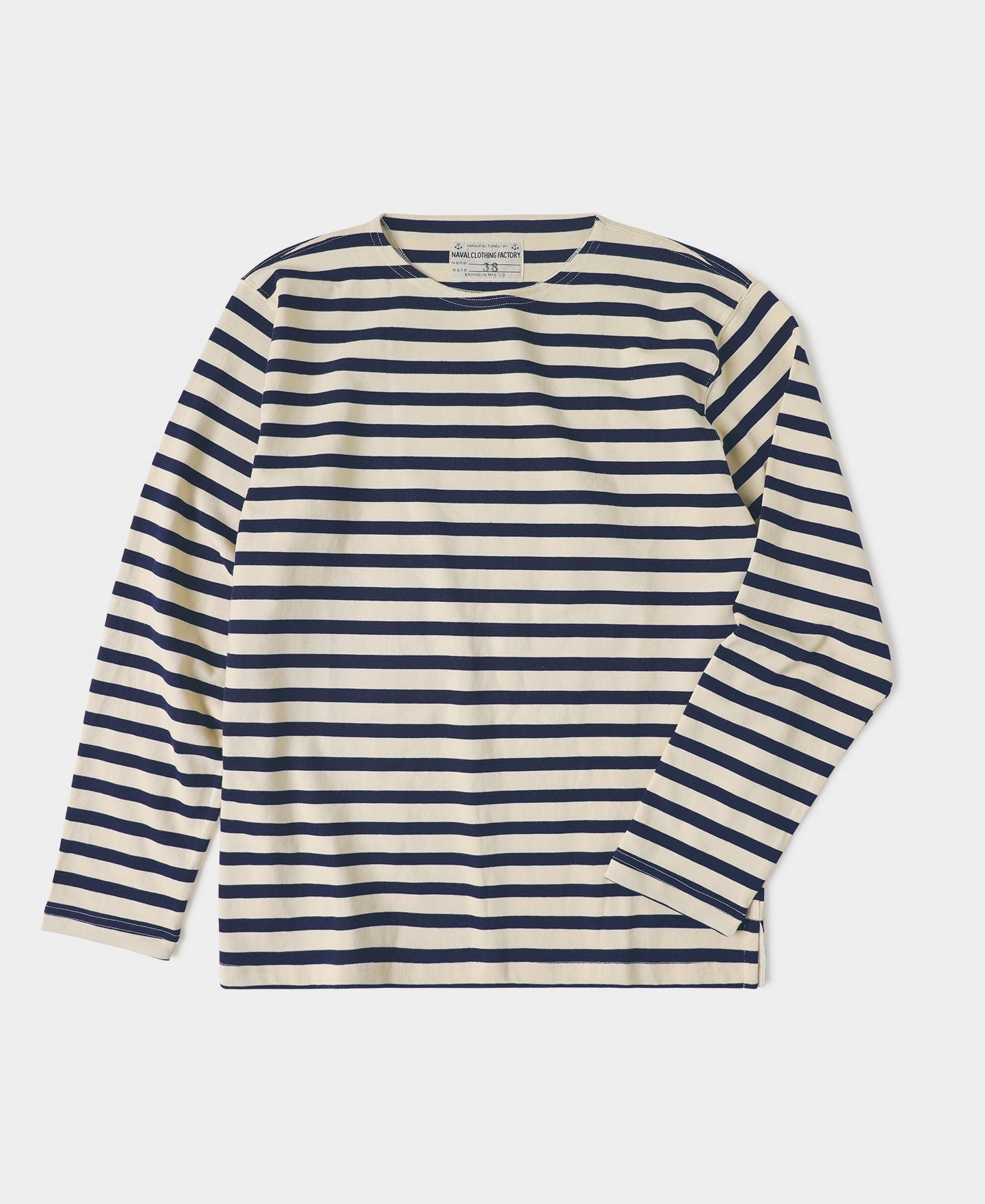 Active Outfit Style Simple and Relaxed Breton Stripe Long Sleeve T-Shirt