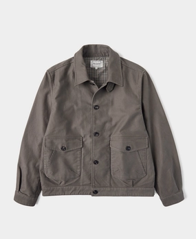 Strong Zip All Year A-2 Moleskin Bomber Jacket