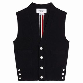 Weekend Casual Fit Thermal Regulation System Buttoned Up Merino Vest