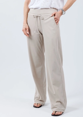 Candice Straight Pants - Kalk Soft Comfort Travel Ready Fit