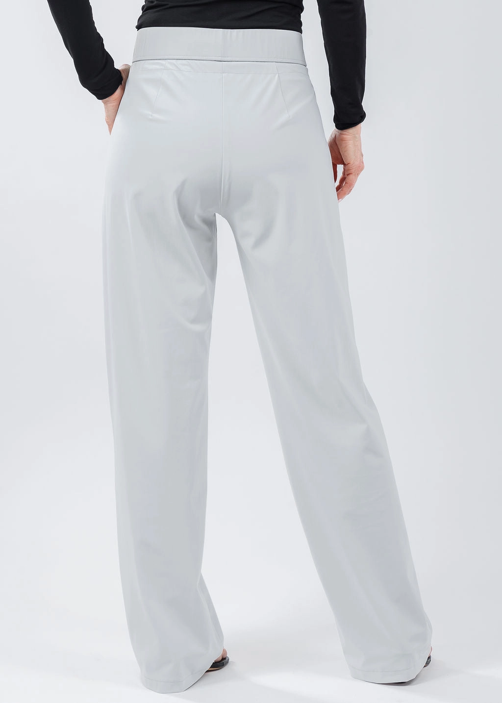 Candice Straight Pants - Light Grey Relaxed Design UVProtectiveLayer