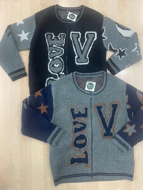 Carre Noir "LOVE U" To The Moon & Back Cardi- 2 Colors Anti Odor Finish