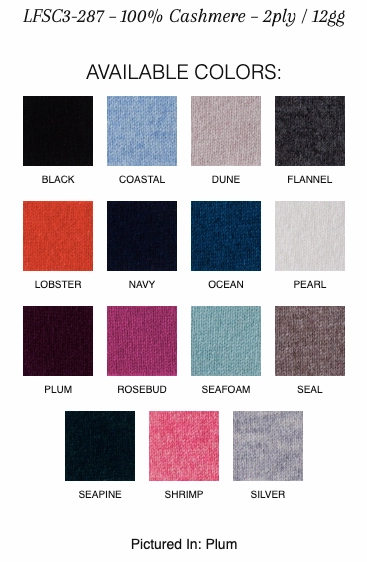 Simple Knit Cashmere Rib Zip Mock