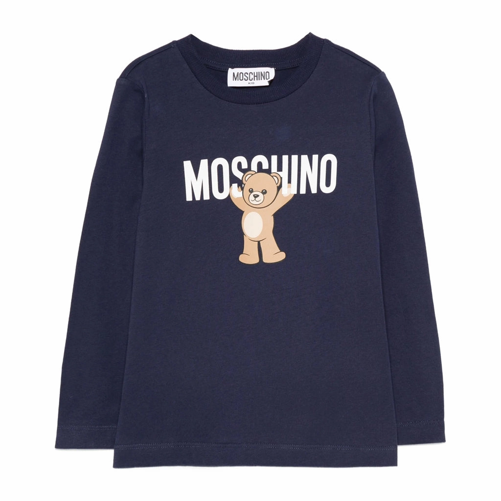 Moschino Kids Teddy Logo T-shirt Stylish Comfort