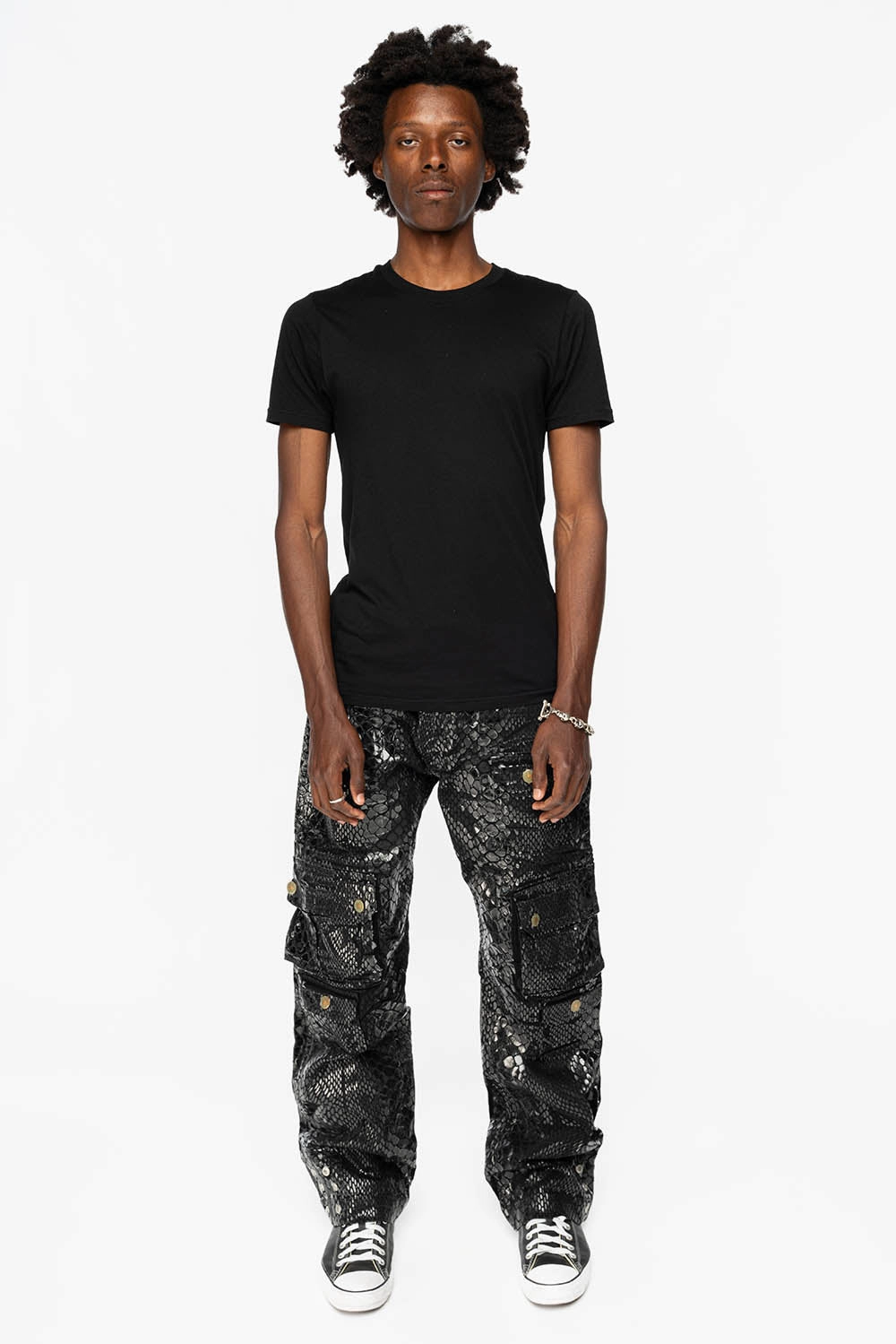 Modern Minimalist Fashion Lover ORIGINAL ROBIN??S JEAN CALL OF DUTY CARGO PANTS IN  LIZARD BLK