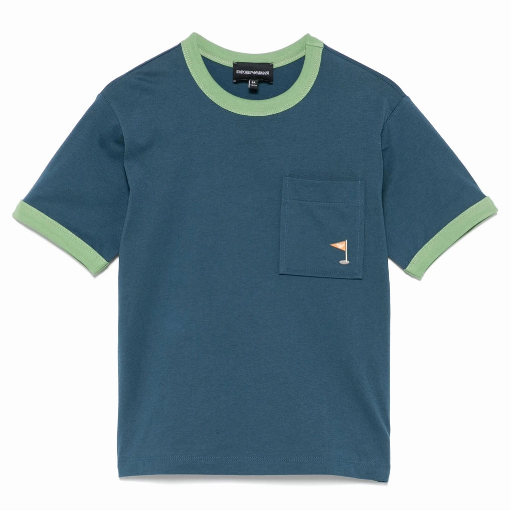 Emporio Armani Junior Graphic Print T-shirt LightweightBlend