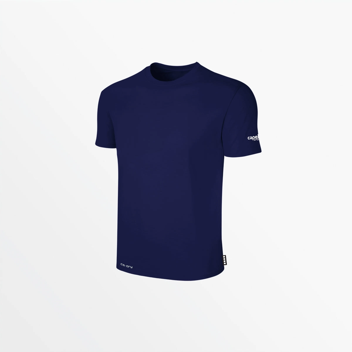 MEN'S CS DRY TEE WITH SLEEVE LOGO Reinforced Shoulder Panels NonRestrictive Fit