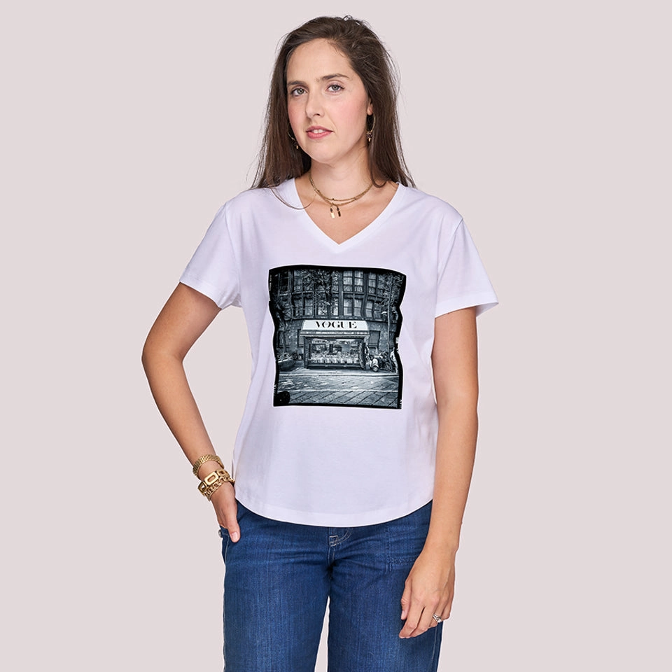 Seasonal Trend The Viv T-Shirt - Vogue Italia B&W