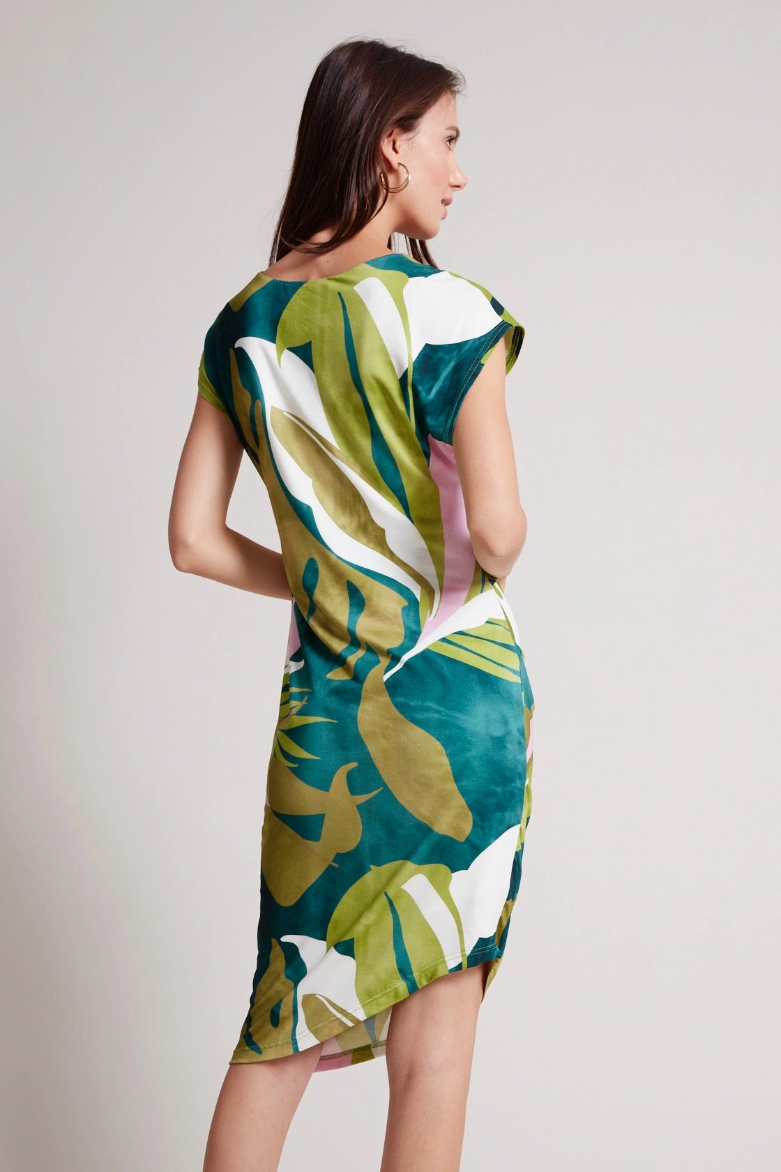 Tasteful Detail Stylish Appeal Tammy Bodycon Dress - Green/Pink