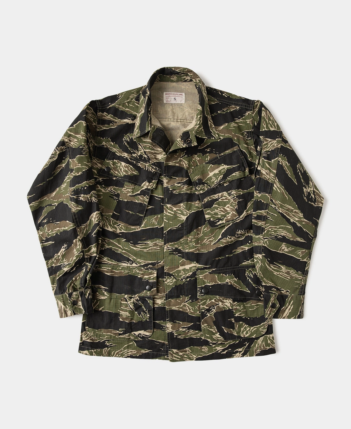 Tiger Stripe Camo Tropical Jungle Fatigue Jacket Thermal Core Technology