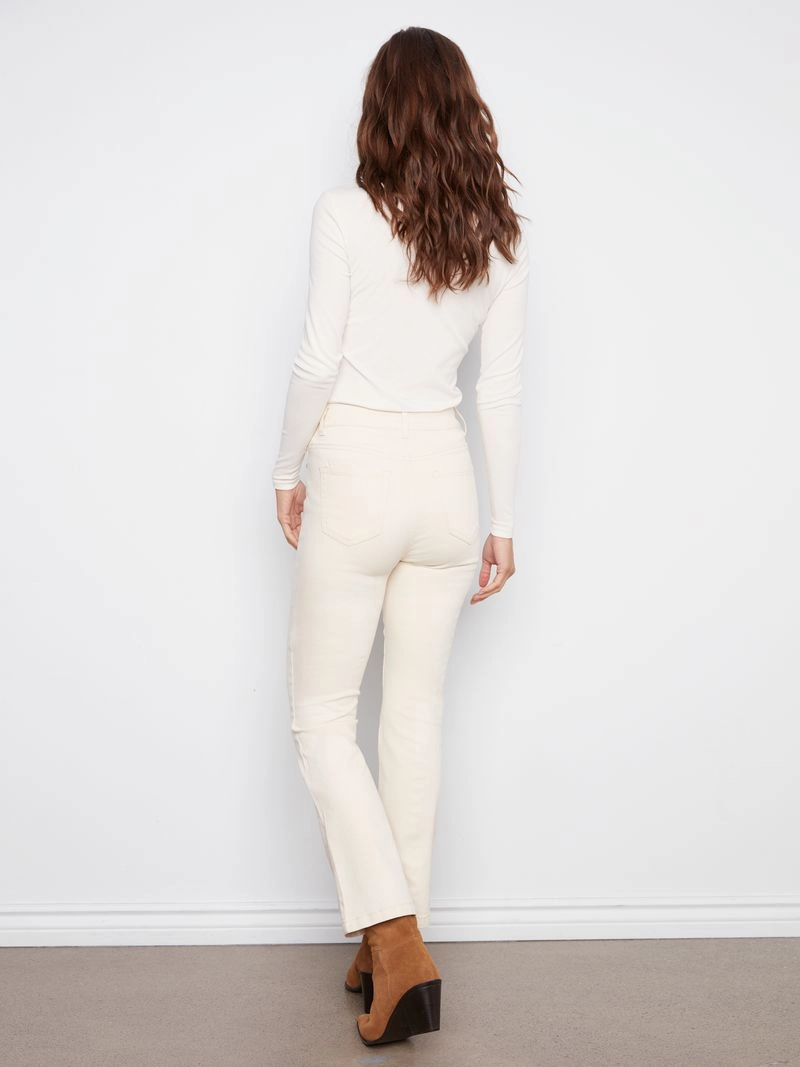 Secure Cuff Design Sporty Touch Charlie B, Twill Bootcut- Natural