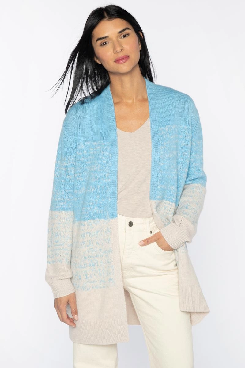 Ombre Long Cardigan Winter Must-Have Sleek Movement