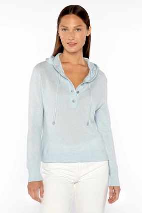 Ultimate Layering Resilient Stretch Fabric Textured Pullover Hoodie