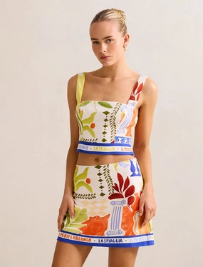 Christa Linen Top SnagProof