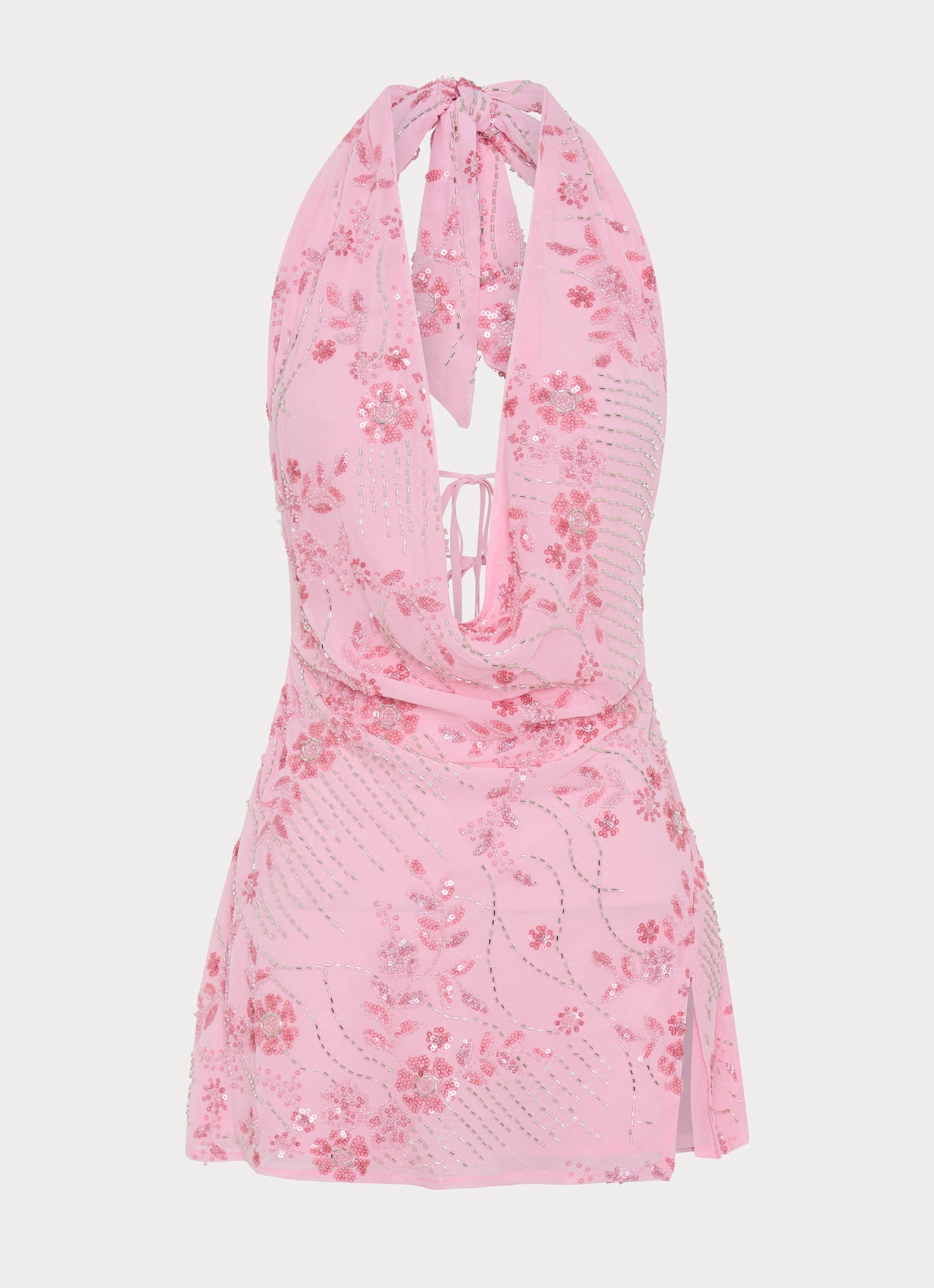 Pure Shape Cinzia Beaded Mini Dress - Pink
