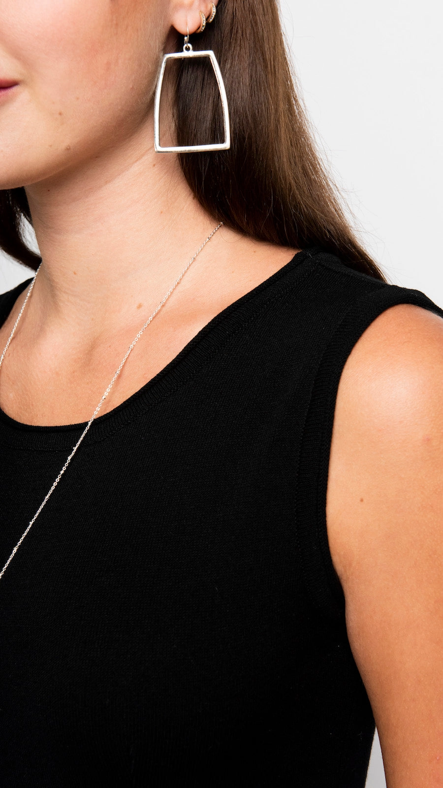 Sonia Milano Knit Sleeveless Sheath Dress - Black Shared Glow Back Glow