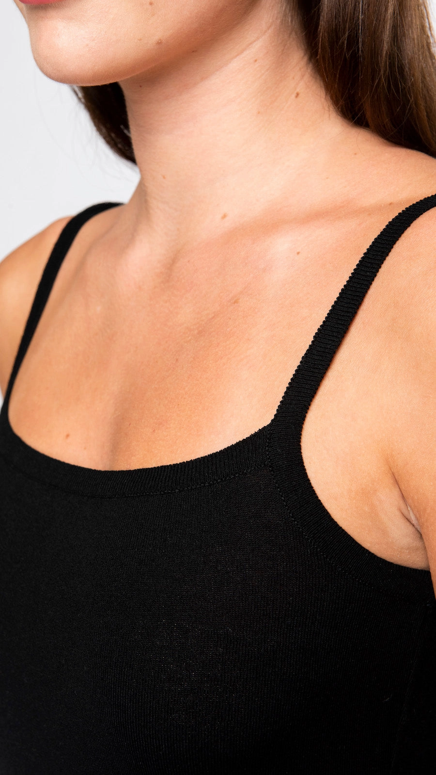 Refined Aesthetic Clara Tank Top - Black