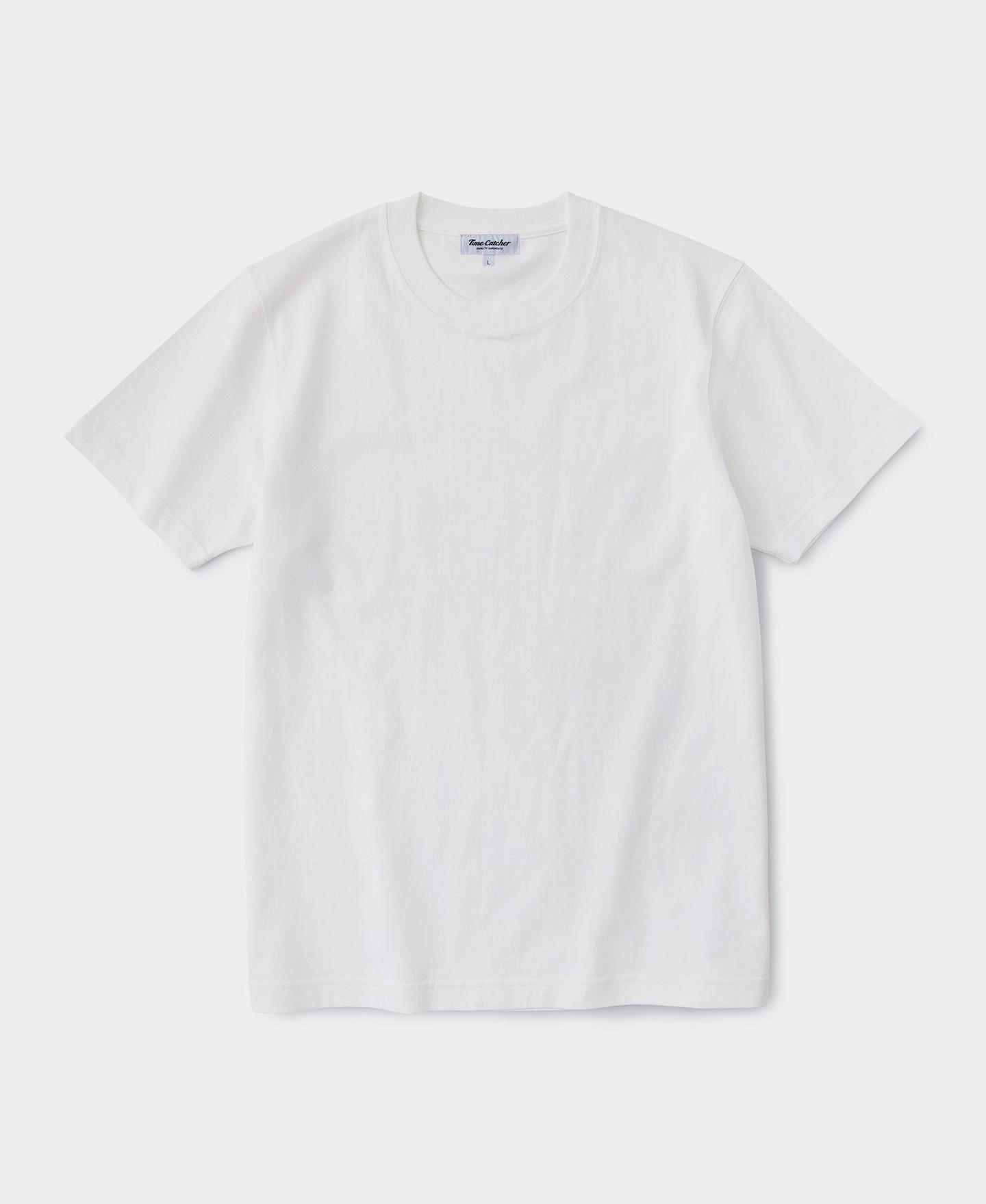 Classic Fit 7.4 oz Jersey Crewneck Tubular T-Shirt - White RecycledBlend Sleek Performance Wear