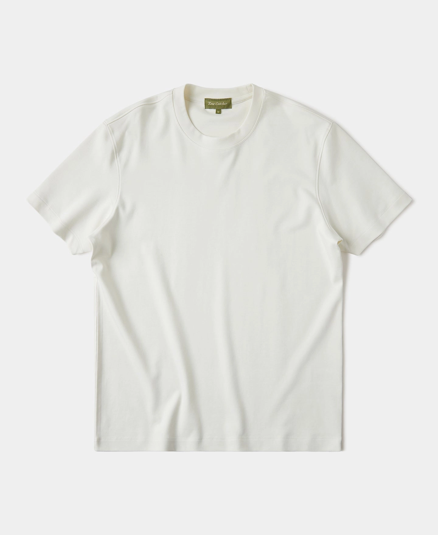 Classic Fit Cotton and Modal-Blend T-Shirt - White Fashion Forward