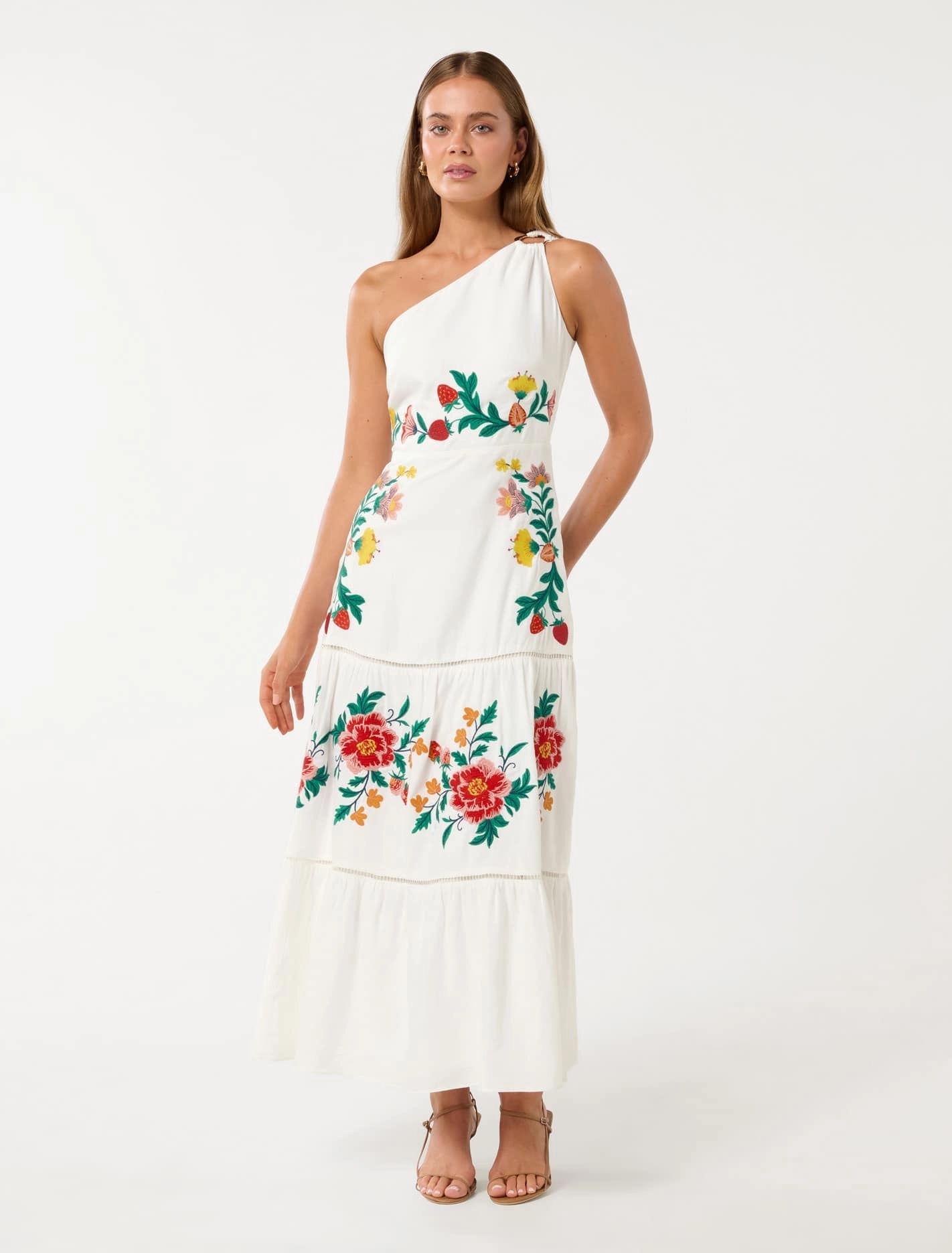 Effortless Elegance Ollie One Shoulder Maxi Dress