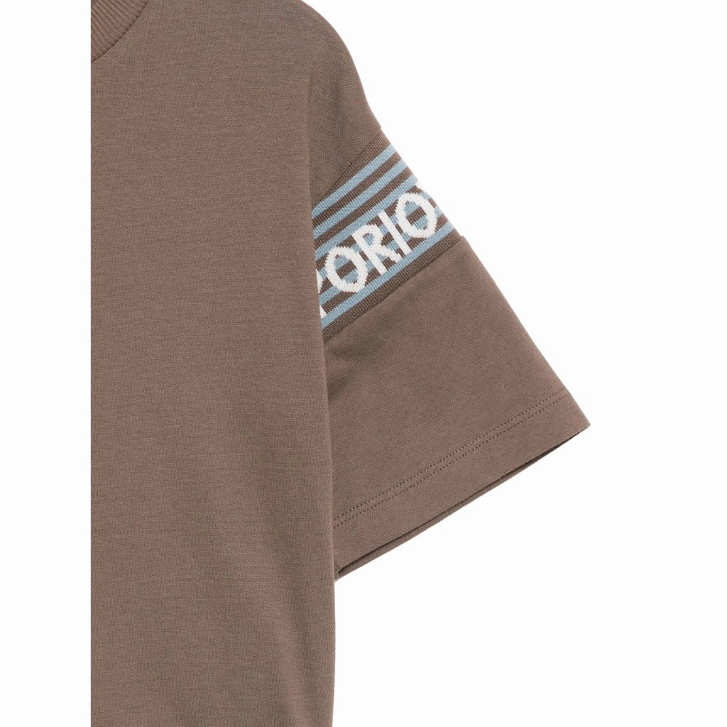 Emporio Armani Junior Graphic Print T-shirt Cozy Apparel Chilly Weather Style