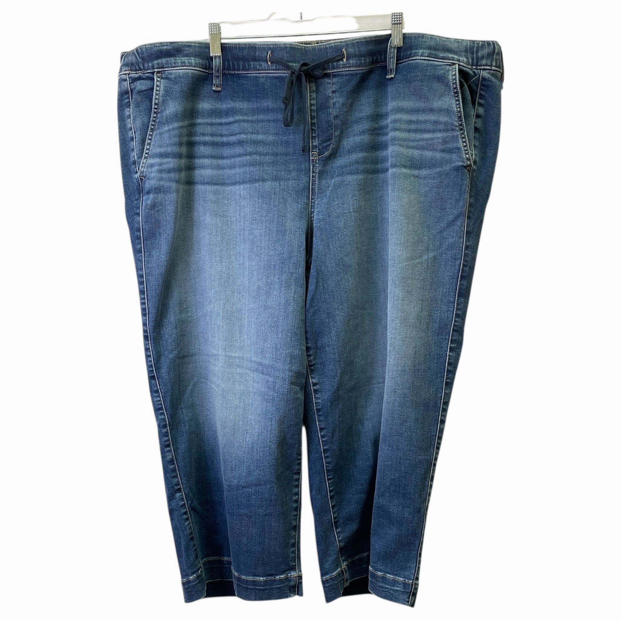 Pants Cropped By Torrid In Blue, Size:4X Water Repellent High Rise Design