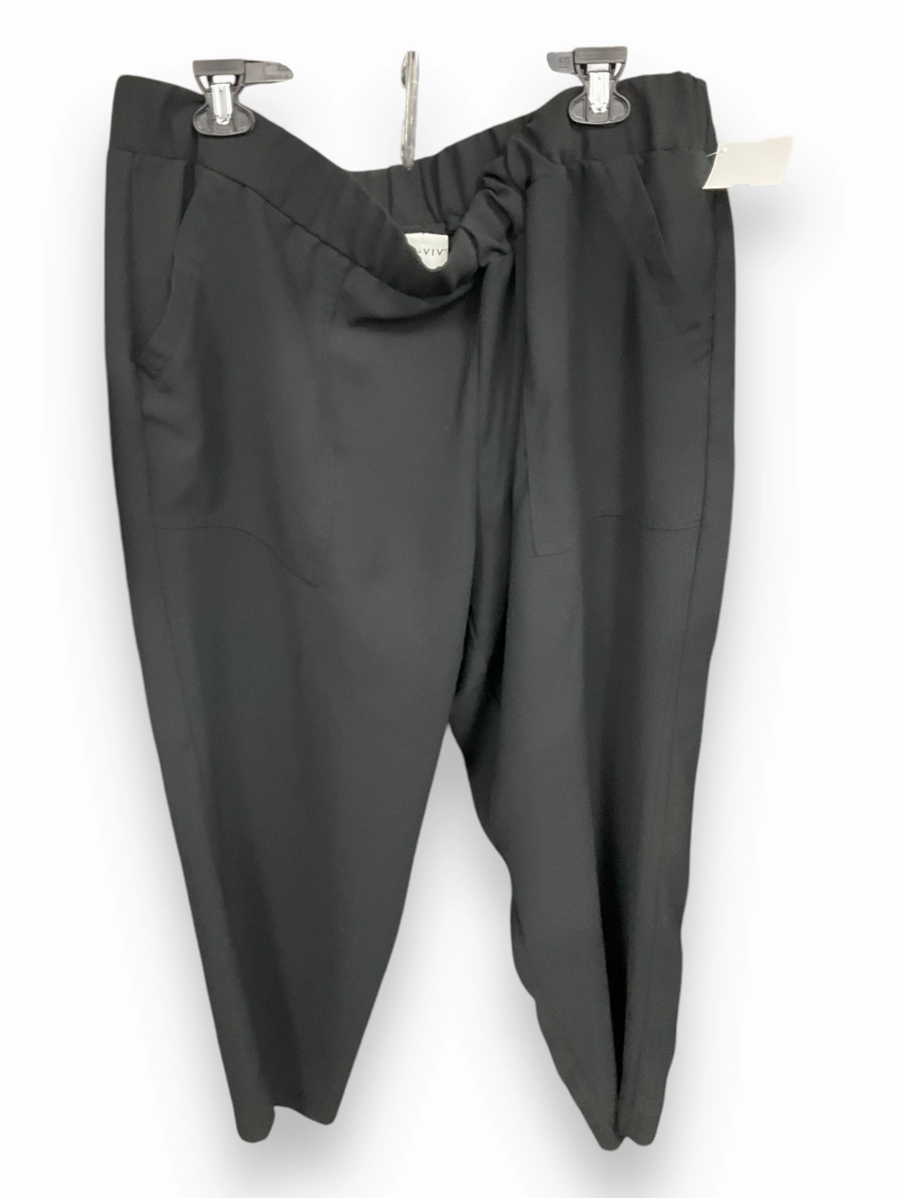 Pants Wide Leg By Ava & Viv In Black, Size: 2x Eco Friendly Dye